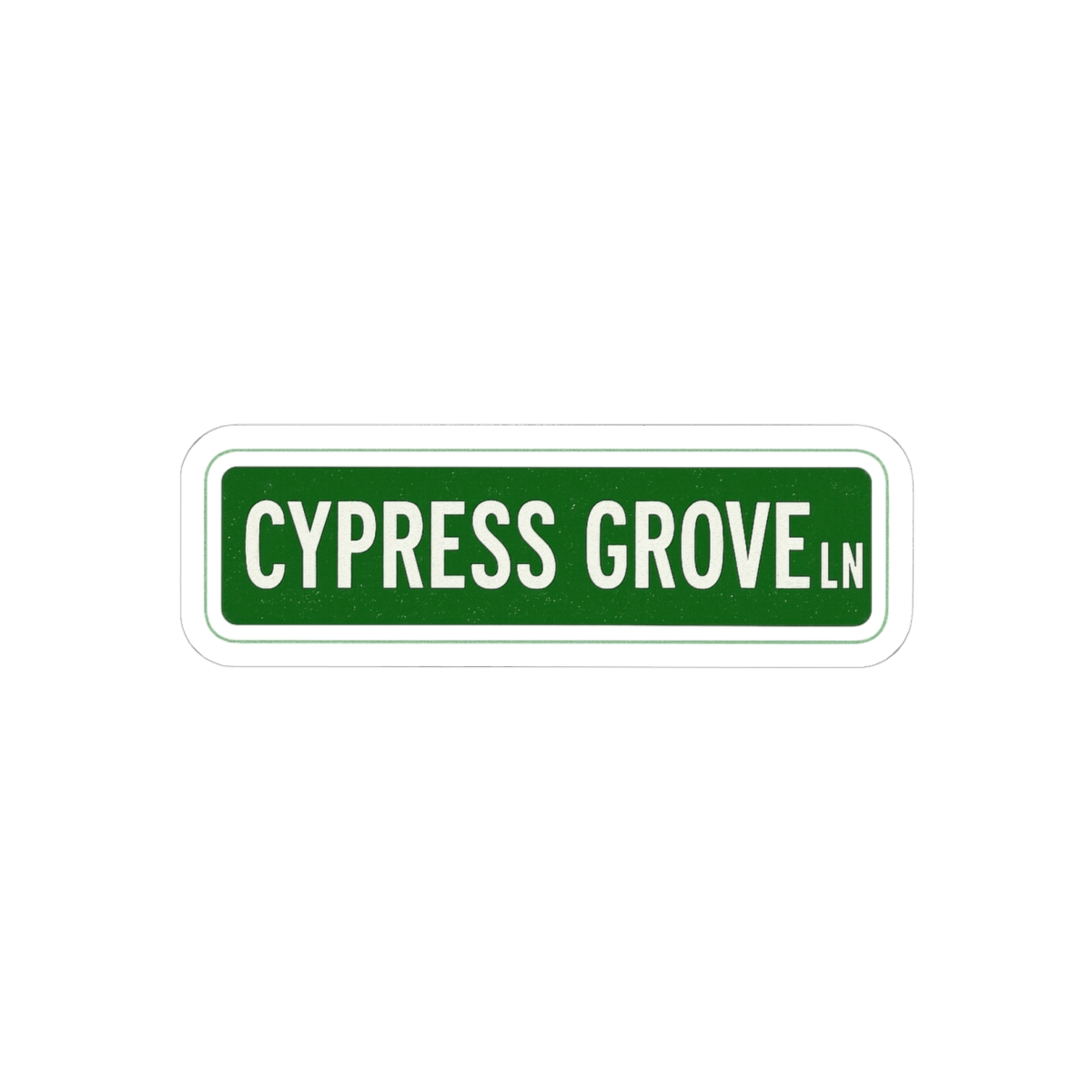 Glaive Cypress Grove Sticker | Bold Fantasy Vinyl Decal