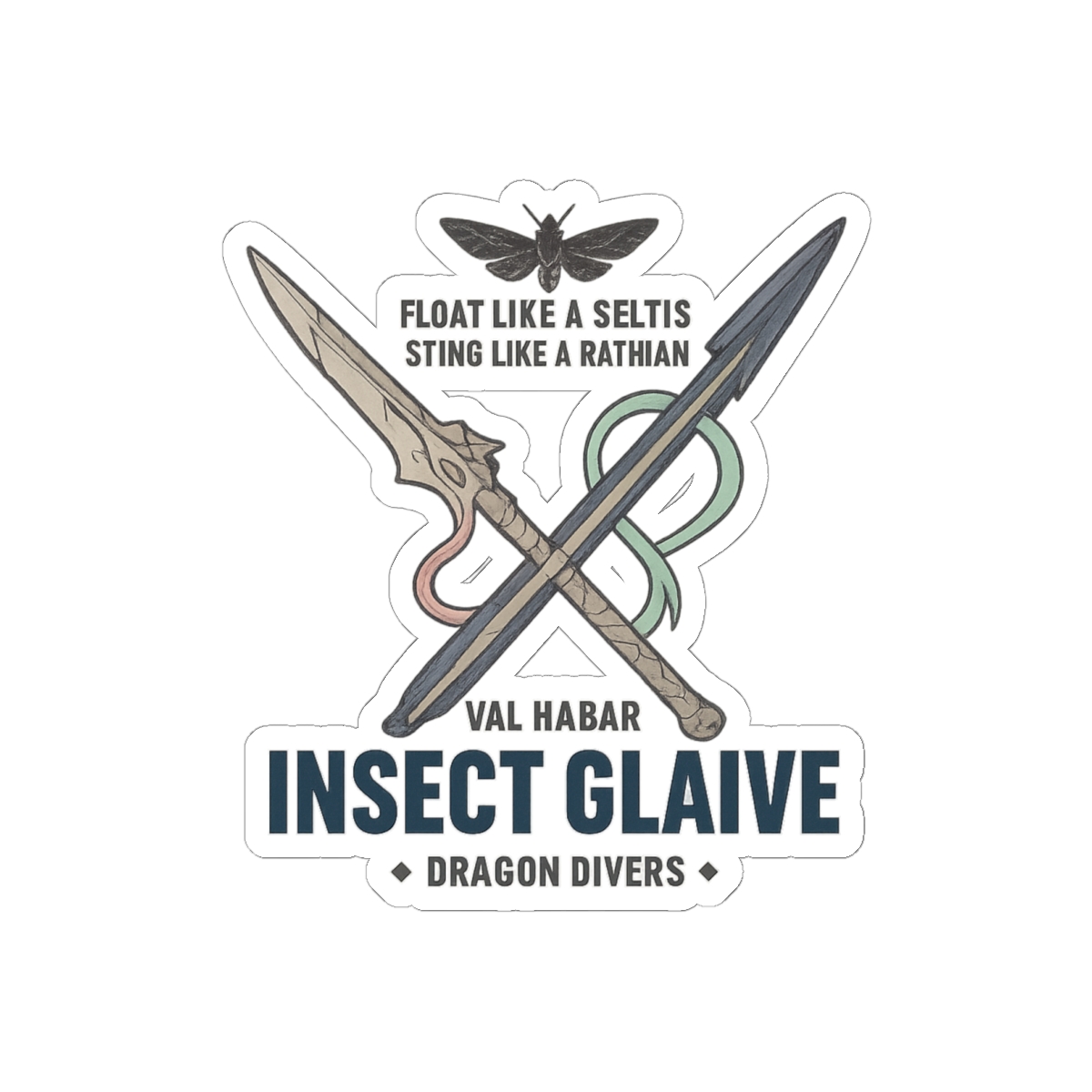 Insect Glaive Monster Hunter Sticker | Bold Gaming Vinyl Decal
