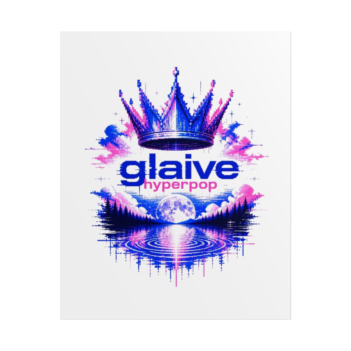 Glaive "Glaive Hyperpop" Poster